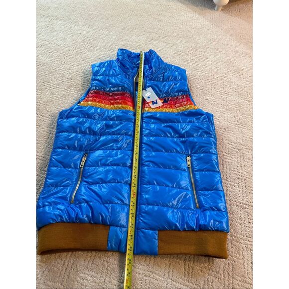 NWT WOMEN'S 5 STRIPE VEST in SNORKEL BLUE Size Large - Picture 5 of 13